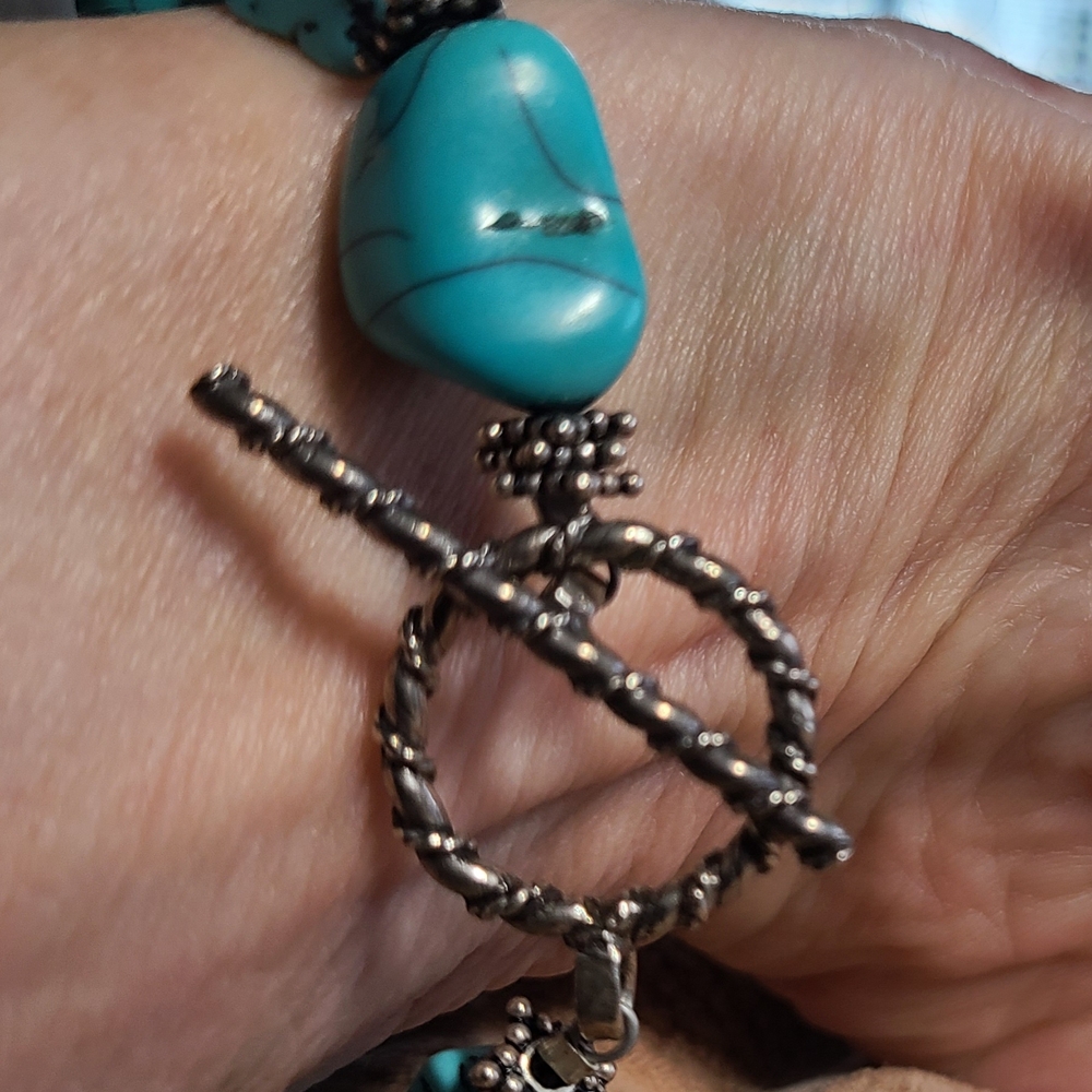 Turquoise Stone Bracelet - Picture 2 of 4